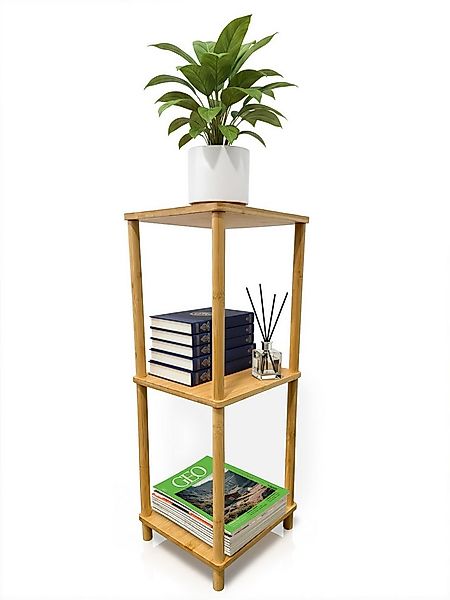 Allyson Badregal Mehretagen Bambusregal - Standregal Schmales Badezimmerreg günstig online kaufen