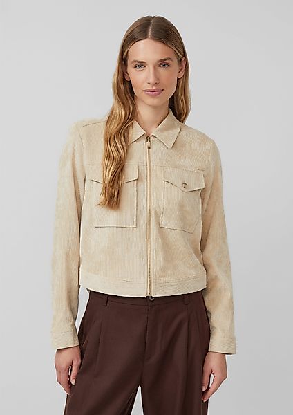 s.Oliver Funktionsjacke Verkürzte Cordjacke mit aufgesetzten günstig online kaufen