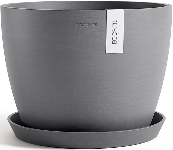 ECOPOTS Blumentopf Stockholm 31 Grau, für günstig online kaufen