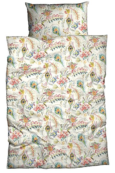 CASATEX Bettwäsche "Clarissa" 2 Stk. frische Farben, verspieltes Design günstig online kaufen