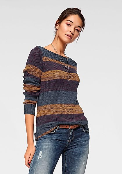AJC Strickpullover mit U-Boot Ausschnitt und günstig online kaufen