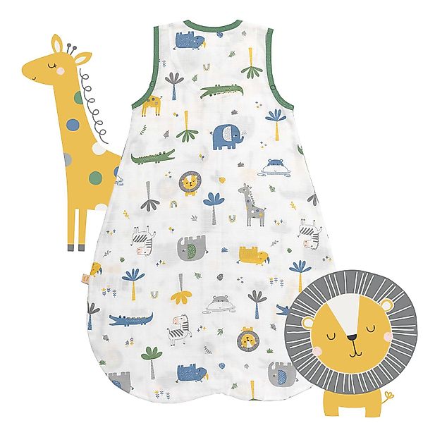 Schlummersack Kinderschlafsack Musselin Babyschlafsack, 0.5 Tog günstig online kaufen
