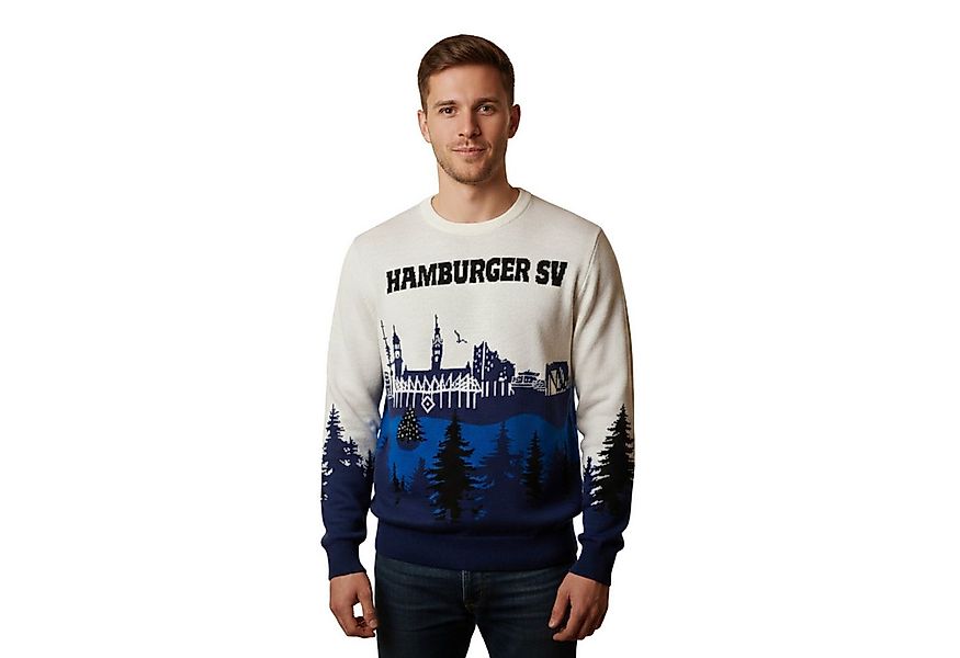 HSV Strickpullover HSV Christmas Sweater "Skyline" - mehrfarbig günstig online kaufen