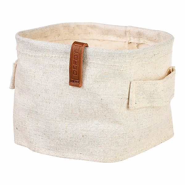 Aufbewahrungsbox LINEN ca.13,5x12, natur günstig online kaufen