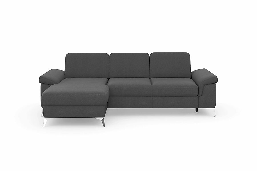 sit&more Ecksofa "Padua L-Form", inklusive Sitztiefenverstellung, Armteilfu günstig online kaufen