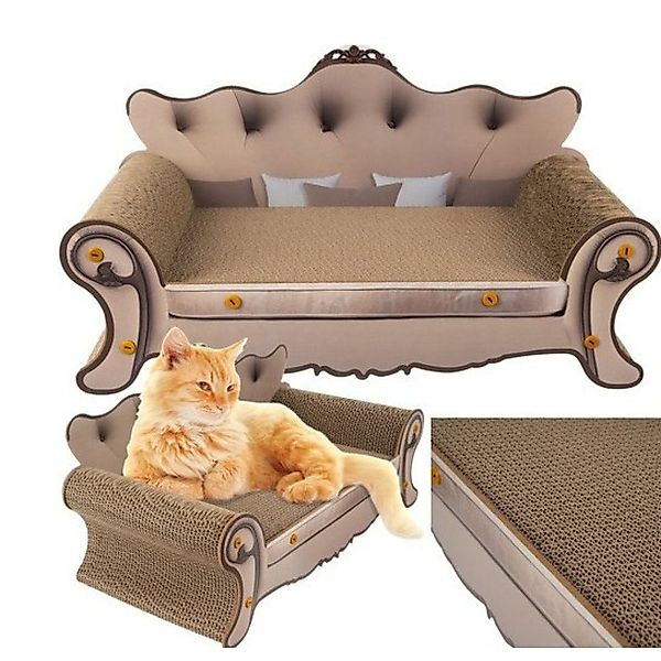Purlov Kratzbaum Kratzbaum Katzensofa, Bett und günstig online kaufen