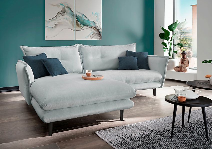 INOSIGN Ecksofa "Lazio", in verschiedenen Bezugsqualitäten und Farben liefe günstig online kaufen