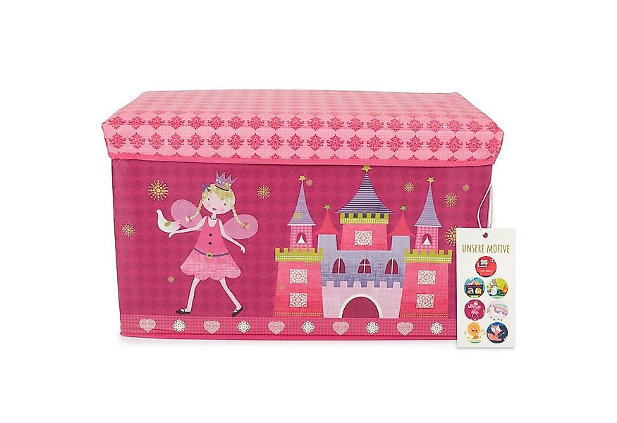 BIECO Spielzeugtruhe Bieco Kinder Aufbewahrungsbox mit Deckel 60L, faltbar günstig online kaufen