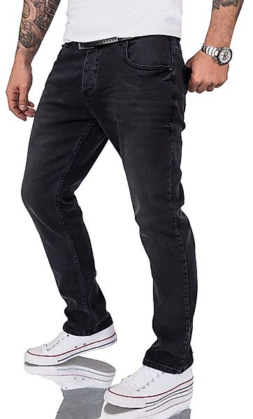 Rock Creek Regular-fit-Jeans Herren Jeans Stonewashed günstig online kaufen