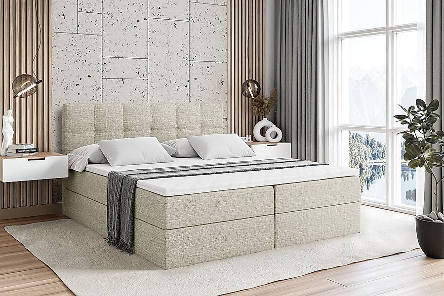 ALTDECOR Boxbett MARCE (Multipocket-Matratze H4, H3 Matratze Bonellfederung günstig online kaufen