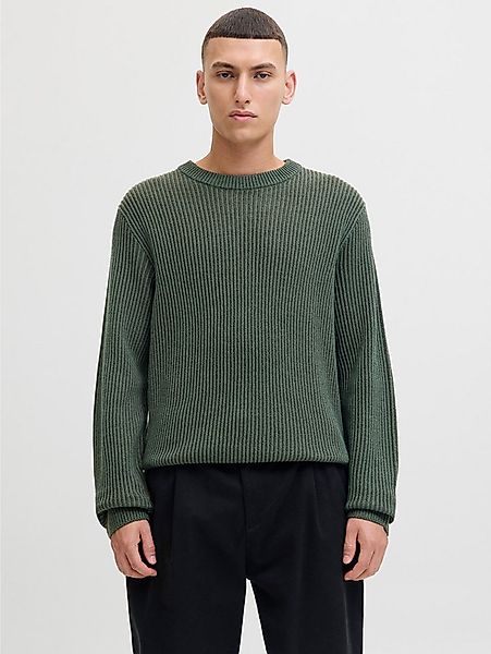 Jack & Jones Rundhalspullover JJEDOVER KNIT CREW NECK SN Baumwollmischung, günstig online kaufen