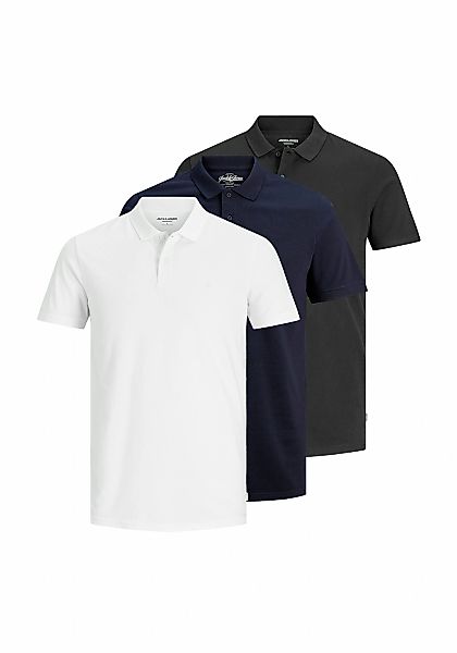 Jack & Jones Poloshirt "Poloshirt JJEBASIC POLO 3PK 3er Pack" günstig online kaufen