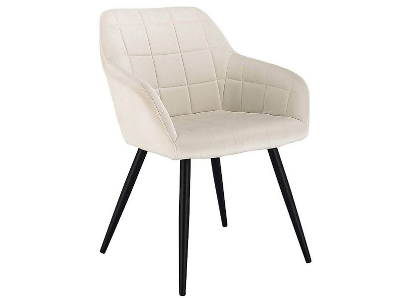 Woltu Esszimmerstuhl (1 St), Polsterstuhl mit Armlehne, Metallbeine günstig online kaufen