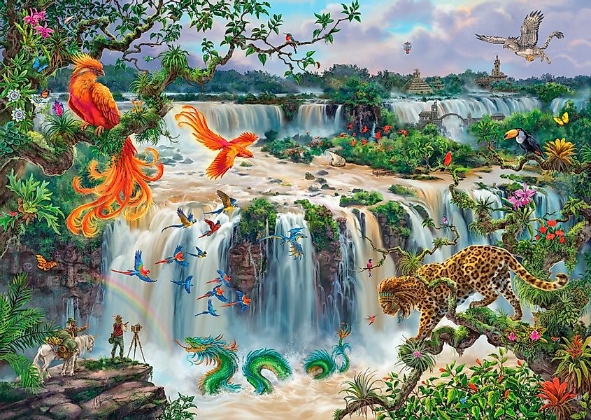 Ravensburger Puzzle Fantastischer Wasserfall von Iguazú, günstig online kaufen