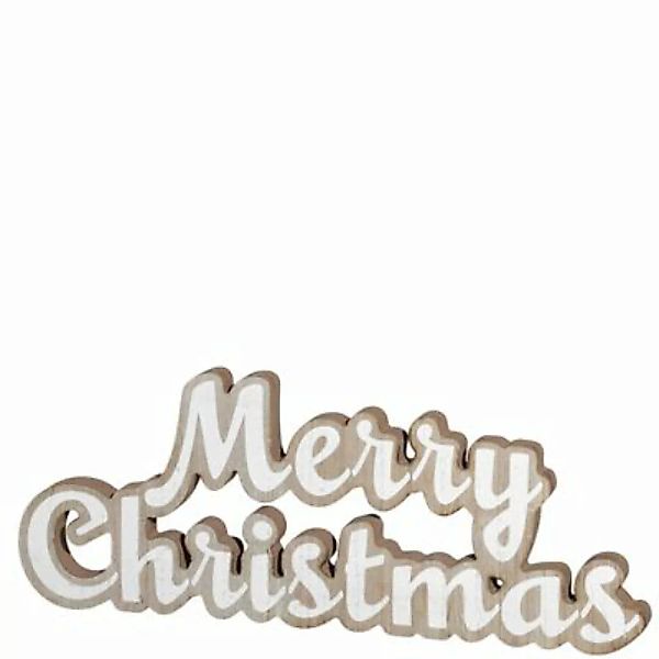 LEONARDO Schriftzug 40cm Merry Christmas CALDO beige günstig online kaufen