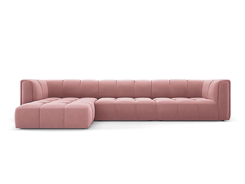 Milo Casa | Ecksofa Francesca Samt links 5-Sitzer günstig online kaufen