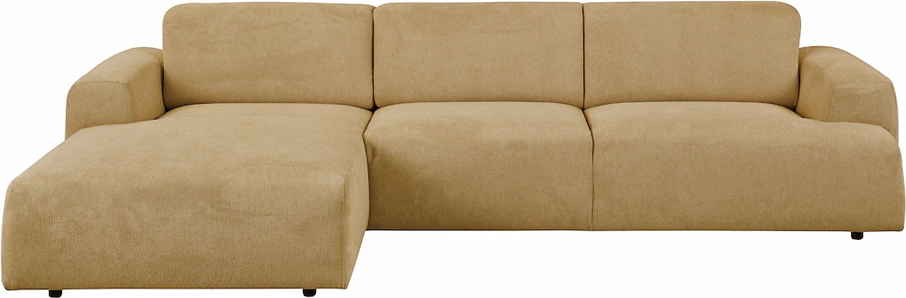 Home affaire Ecksofa "Linkka, Breite 301 cm" L-Form, in einem weichen Cheni günstig online kaufen