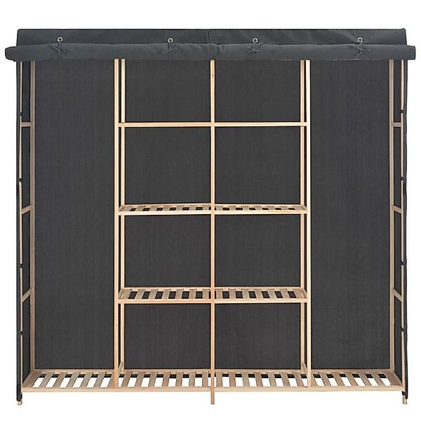 vidaXL Kleiderschrank Kleiderschrank Stoffschrank Grau 173 x 40 x 170 cm St günstig online kaufen