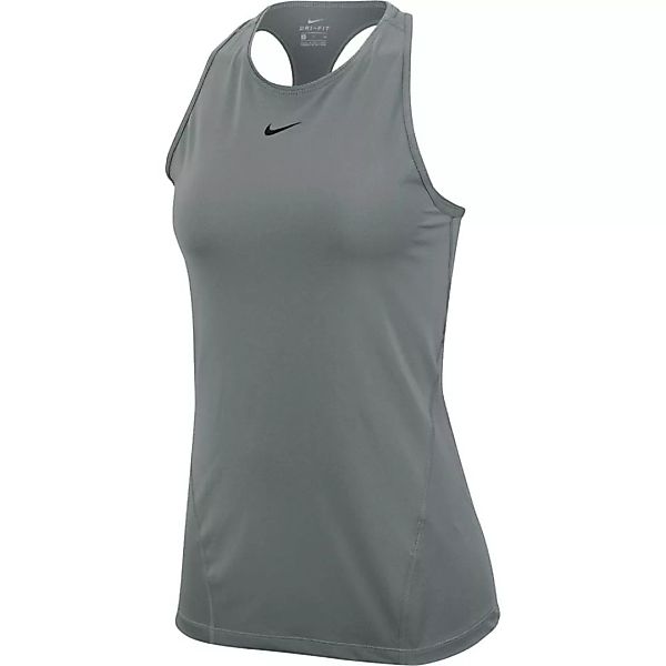 Nike Pro Mesh Ärmelloses T-shirt XS Smoke Grey / Black günstig online kaufen