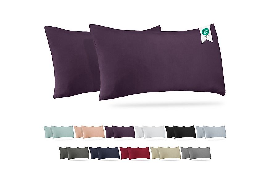 BARBONS Kissenbezug 100% Baumwolle Kissenbezug, weiche Kopfkissenbezug, Kis günstig online kaufen