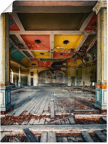 Artland Wandbild "Lost Place - Der letzte Tanz Tanzsaal", Gebäude, (1 St.), günstig online kaufen