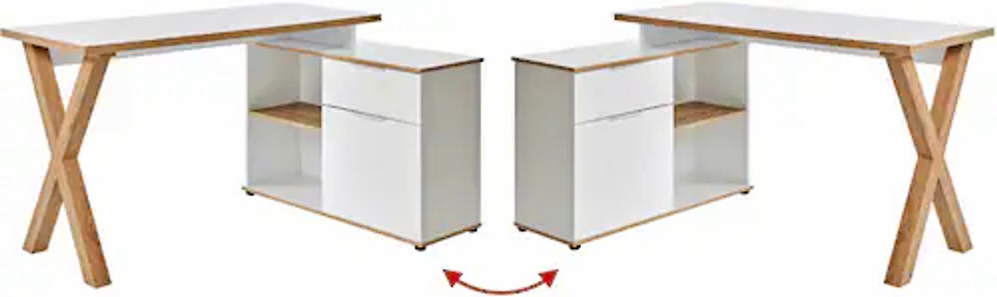 Jahnke Eckschreibtisch »X-CLUB C 40 E« 1 Stk. tlg. Eckschreibtisch, wechsel günstig online kaufen