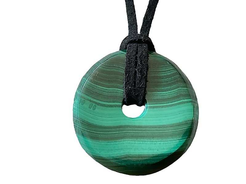 Steinfixx® Lange Kette echter Edelsteindonut 30 günstig online kaufen