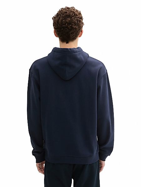 TOM TAILOR Denim Sweatshirt, mit Kapuze und Logo-Print günstig online kaufen