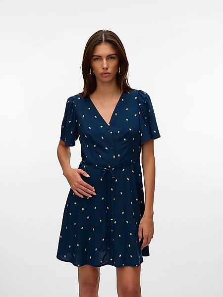 Vero Moda Minikleid "VMALBA SS SHORT DRESS WVN NOOS" Viskose, regular fit günstig online kaufen