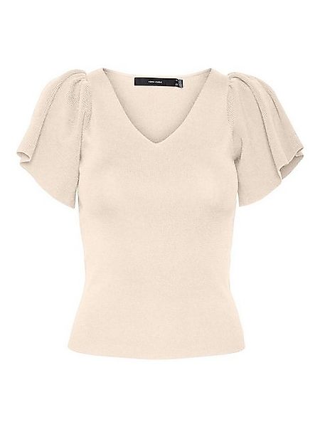 Vero Moda V-Ausschnitt-Pullover Ginny (1-tlg) Drapiert/gerafft günstig online kaufen