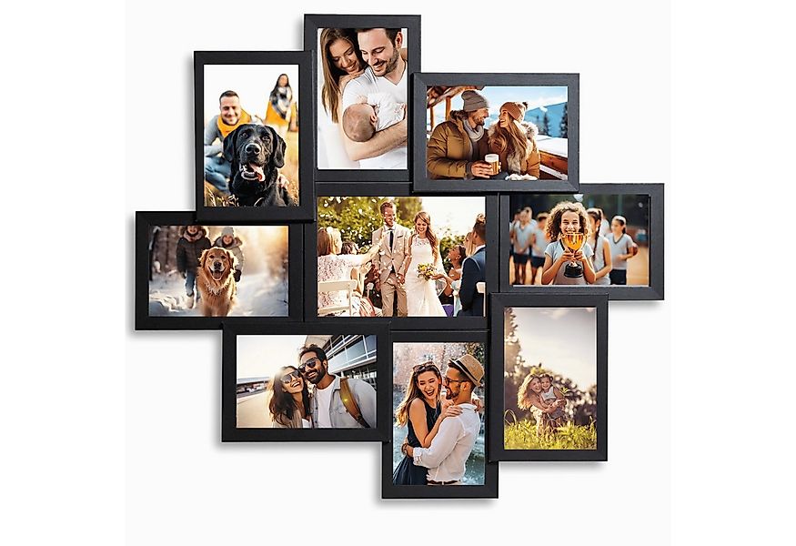 Victor (Zenith) Bilderrahmen Collage Galerierahmen, Fotocollage Schwarz, Bi günstig online kaufen