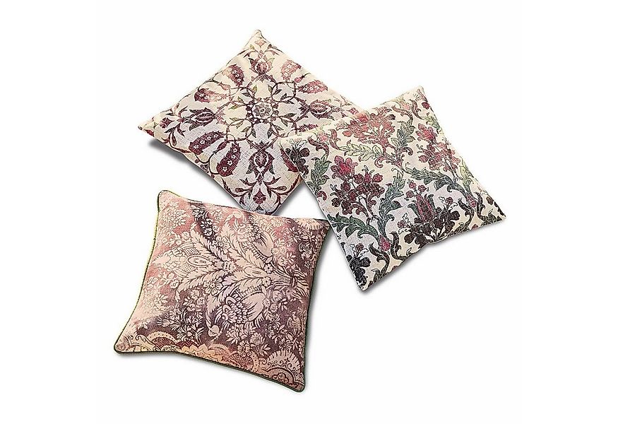 Mirabeau Kissenhülle Kissenhülle 3er Set Camden lila/rosa günstig online kaufen