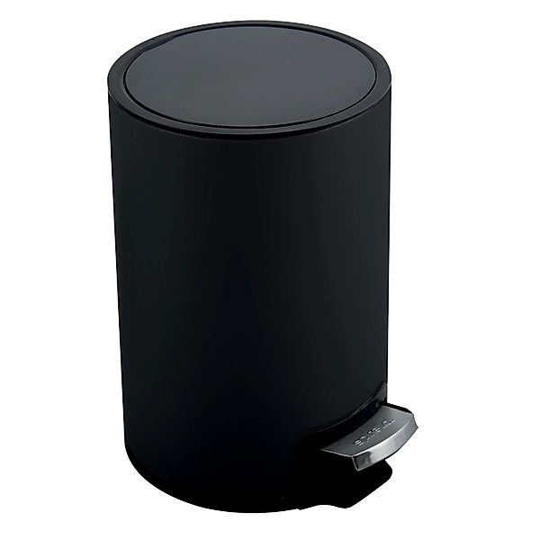 Spirella Kosmetikeimer Riku 5, Schwarz günstig online kaufen