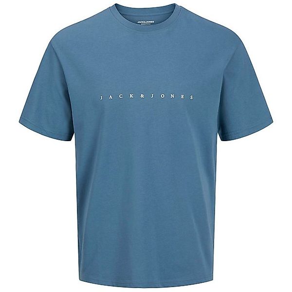 Jack & Jones Rundhalsshirt Große Größen Herren T-Shirt JJESTAR rauchblau Ja günstig online kaufen