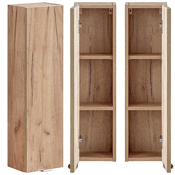 Lomadox Hängeschrank TOSKANA-56 Badezimmer in Wotaneiche günstig online kaufen