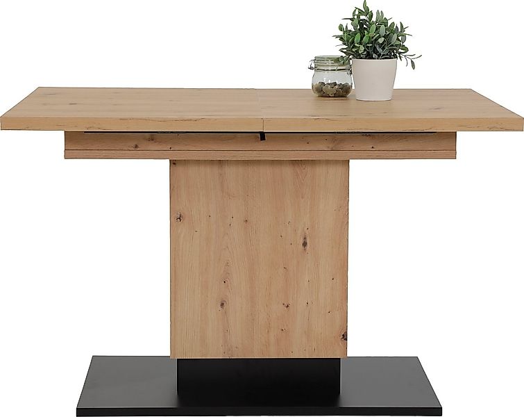 HELA Säulen-Esstisch Lorena T, ausziehbar 120-180 cm günstig online kaufen