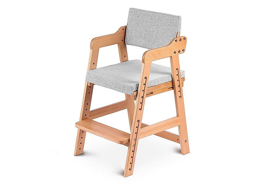 OUNUO Esszimmerstuhl Holz Stuh Lehnstuhl Küchenstuhl mit Armlehne für Wohnz günstig online kaufen