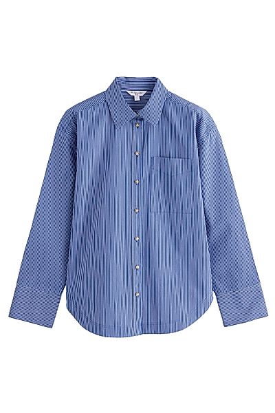 Next Langarmbluse Button-Down-Shirt 100 % Baumwolle im günstig online kaufen