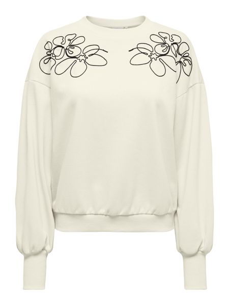 ONLY Sweatshirt ONLBROOKE L/S O-NECK DETAIL günstig online kaufen