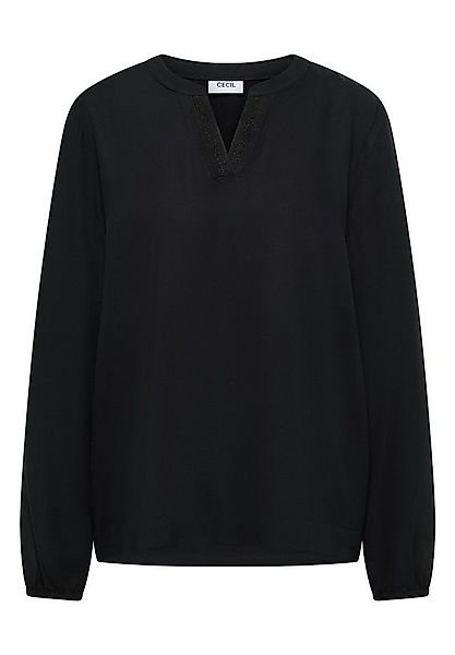 CECIL Langarmbluse Solid Deco Blouse günstig online kaufen