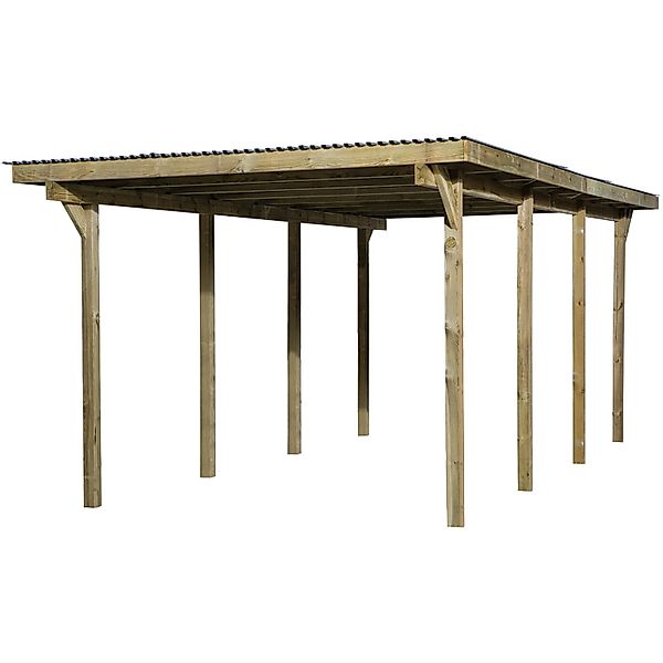 weka Einzelcarport 606 Gr.2, BxT: 300x600 günstig online kaufen