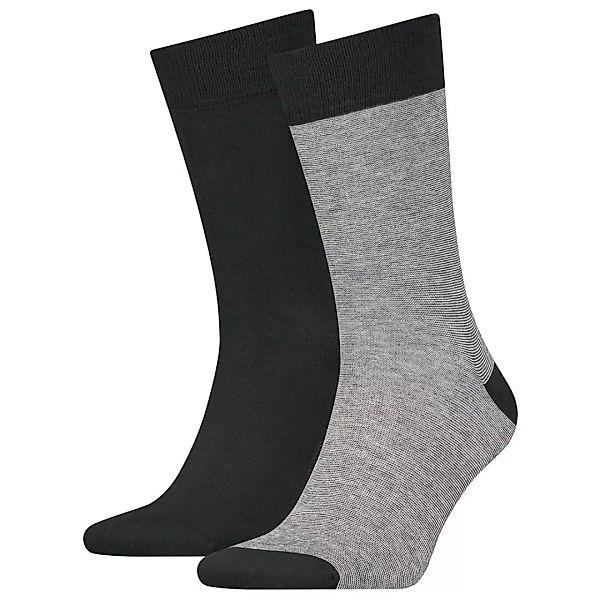 Levi´s ® 168sf Regular Micro Stripe Socken 2 Paare EU 39-42 Jet Black günstig online kaufen