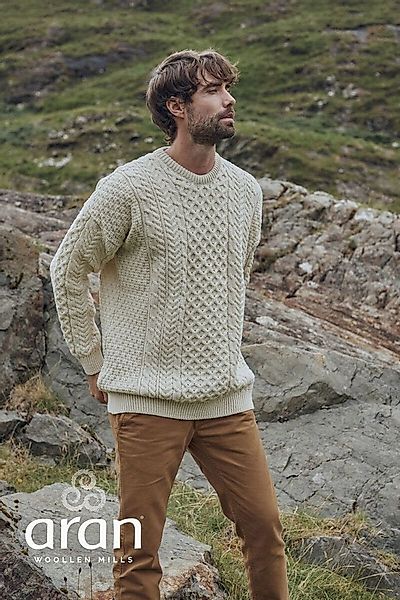 Carraig Donn Strickpullover handgestrickt aus Irland günstig online kaufen
