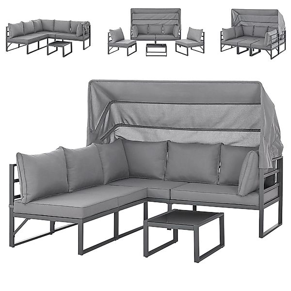 SVITA Gartenlounge-Set MAUI, (4-tlg), Outdoor-Möbelset mit günstig online kaufen