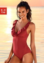 JETTE Badeanzug mit eleganter Rüsche und günstig online kaufen