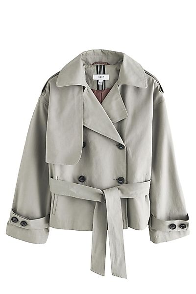 Next Kurzjacke Verkürzte Trenchjacke mit Gürtel günstig online kaufen
