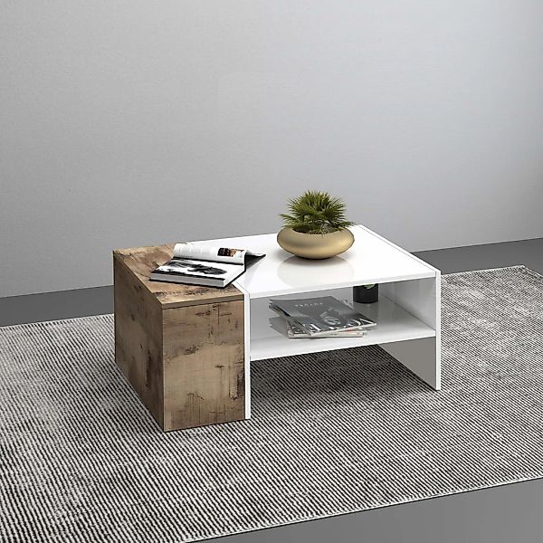 Home affaire Couchtisch "Coro, Couchtisch, Couchtisch mit seitlichem Staura günstig online kaufen