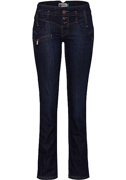 Freeman T. Porter Gerade Jeans "Amelie SDM", doppelte Passe mit knack PO Ef günstig online kaufen
