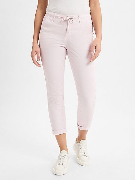 comma casual identity Stoffhose Elastische Chinohose mit Garment Dye und Tu günstig online kaufen