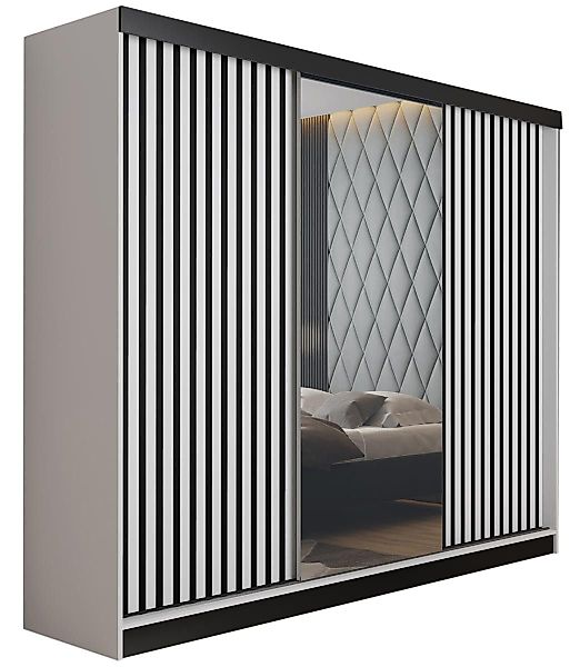 Compleo Schwebetürenschrank mit Spiegel, Breite: 200 günstig online kaufen